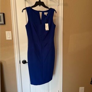 NWT Milly Cobalt Blue Sheath Dress - Size 4